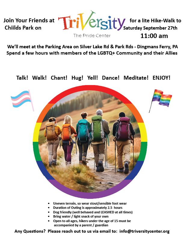 Hike to Childs Park Saturday September 27th 11:00 am