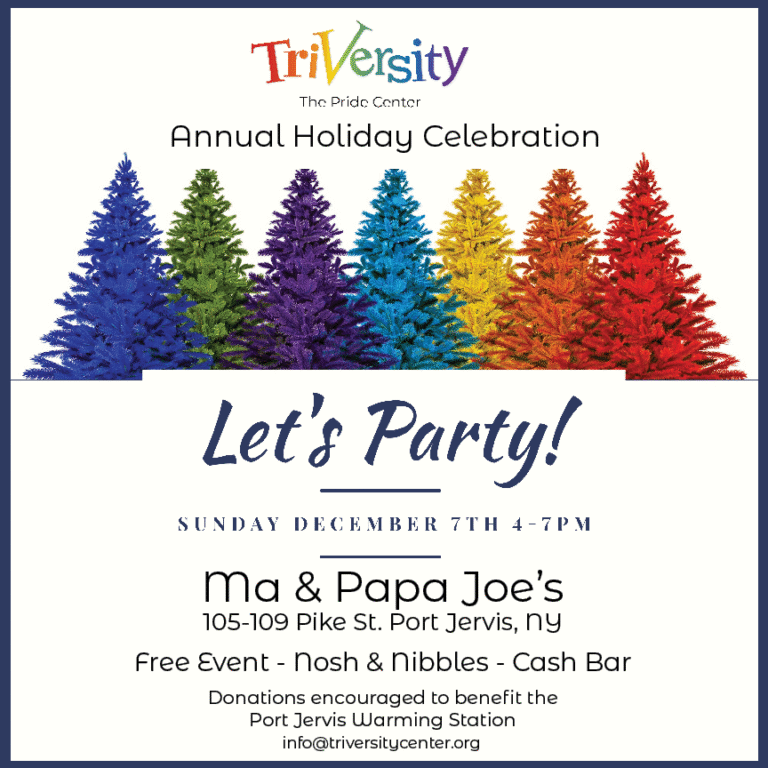 Holiday Party! Sunday December 7th 4-7pm