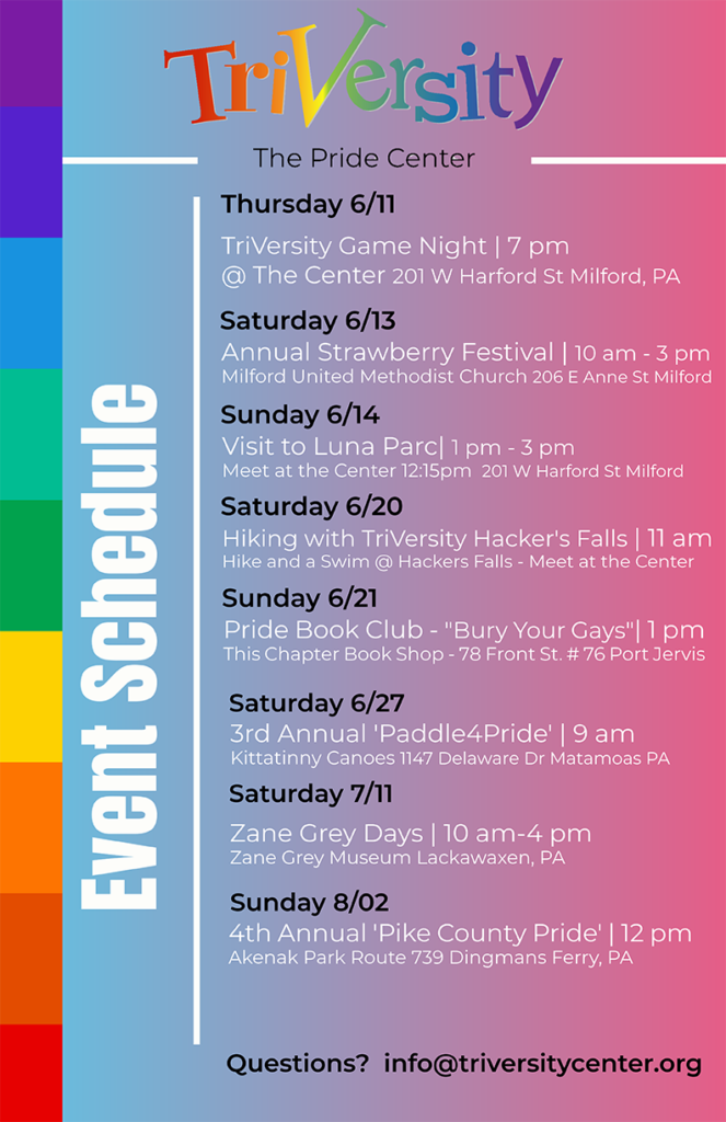 June Events Schedule